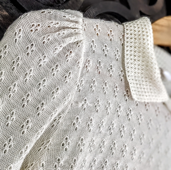 ♻️ SOLD Romantic Dainty Farmhouse Cottagecore Top - Picture 14 of 16